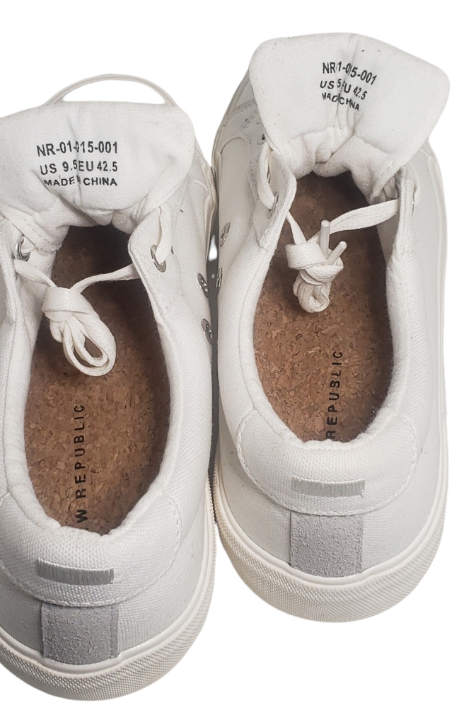 New Republic Ellroy Canvas Sneakers White Size 9.5 NEW - Picture 9 of 12